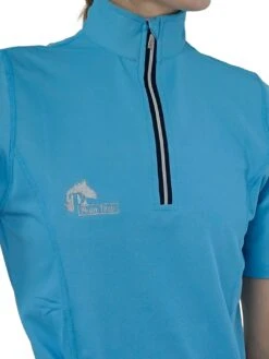 Short Sleeve Riding Top In Sky Blue 13 Short Sleeve Riding Top In Sky Blue -King Breyer Shop sky blue horse riding top close up zipped aaab5c40 eacb 469b 80ba 6f7fb283df03