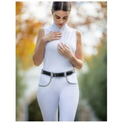 Sleeveless Show Shirt - LeMieux Chloe -King Breyer Shop sleeveless show shirt lemieux chloe southern sport horses 4